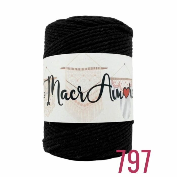 Macramé negro