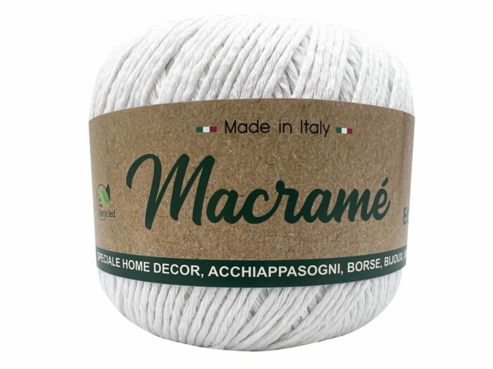 Macramé blanco