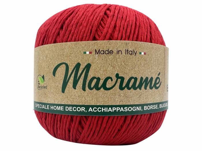 Macrame rojo