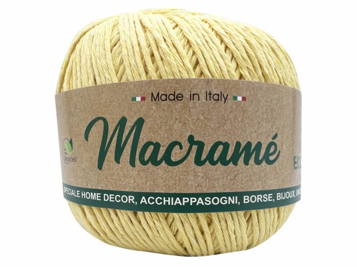 Macramé amarillo