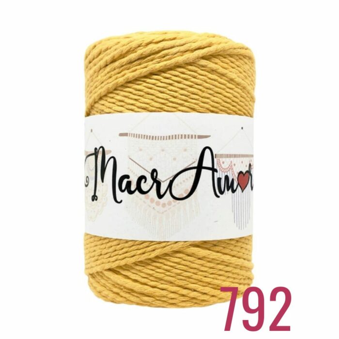 Macramé amarillo