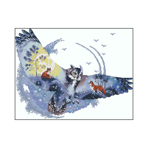 la noche del buho en punto de cruz