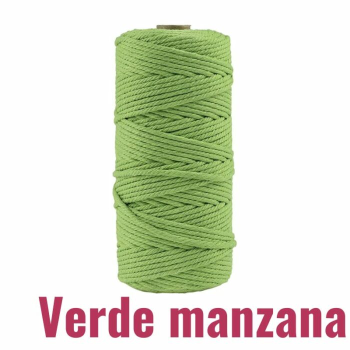 macramé verde manzana