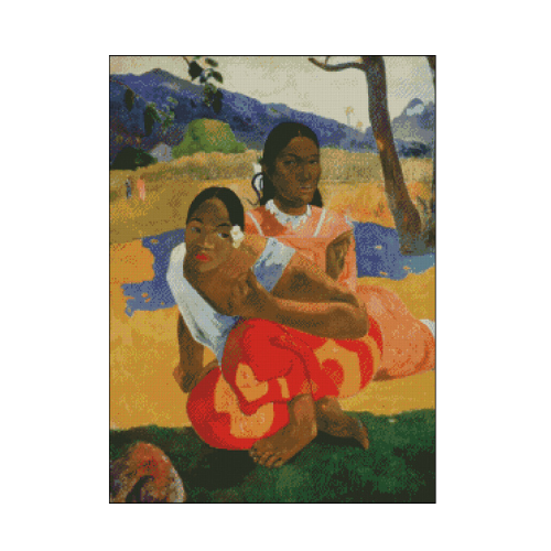 con quien se casara punto de cruz