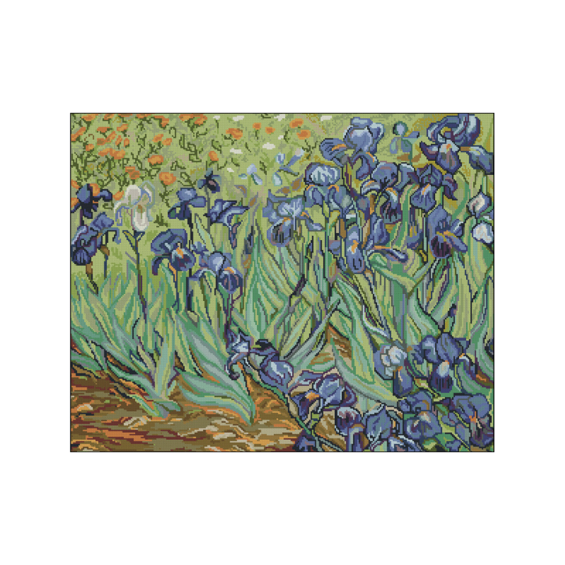 lirios van gogh lirios can gogh para bordar ofertas