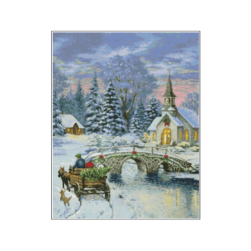 Invierno patron para bordar