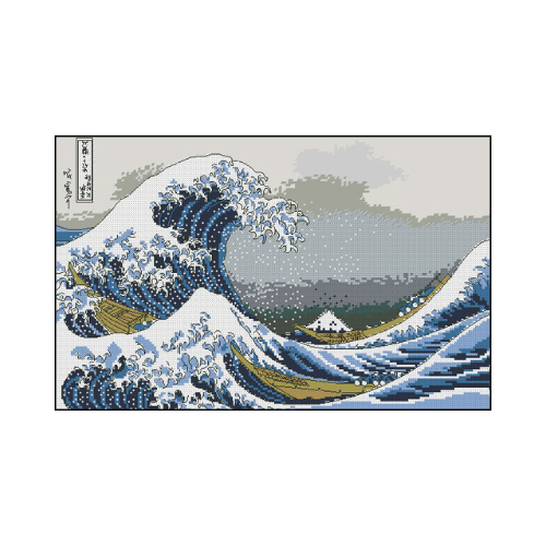 la gran ola de kanagawa la gran ola de kanagawa para bordar