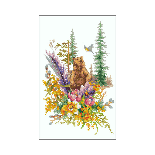 naturaleza oso en punto de cruz naturaleza animales en px