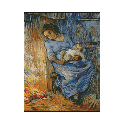 el hombre en alta mar van gogh cuadro de van gogh para bordar