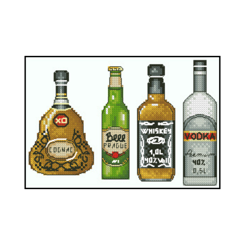 imanes botella plastic canvas