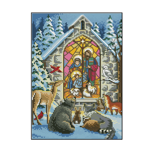 pesebre punto de cruz pesebre para bordar