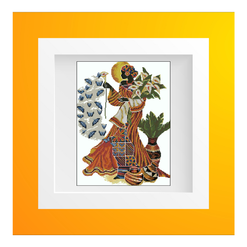 oshun patron para bordar