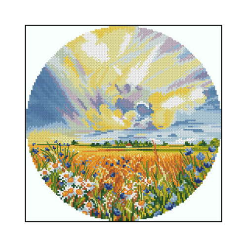 amanecer punto de cruz amanecer cuadro en punto de cruz