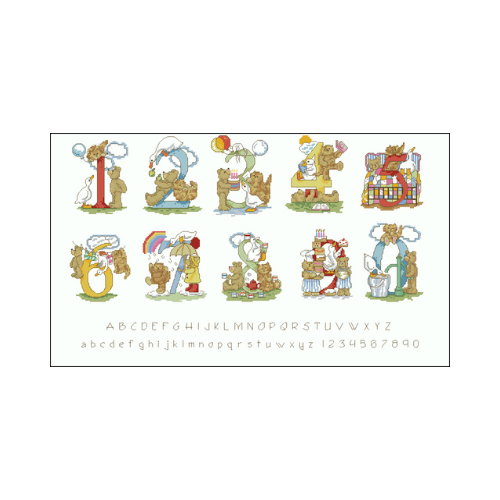 osos para bordar punto de cruz patrones