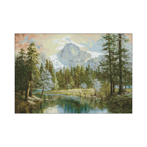 paisaje de montaƱa punto de cruz paisaje de montaƱa en punto de cruz