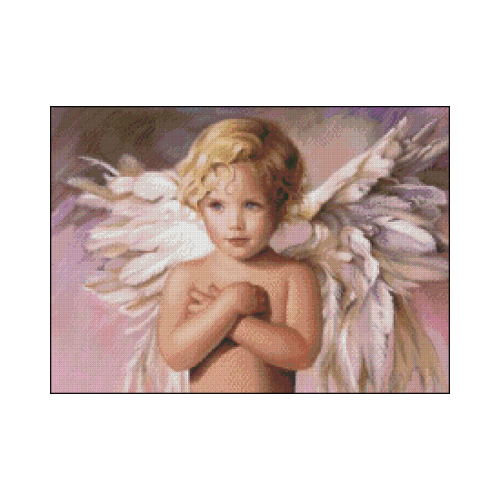 angelito esquema en punto de cruz ofertas