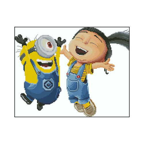 los minions punto de cruz los minios patrones para bordar