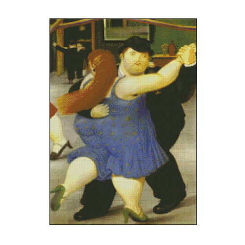 pareja de bailarines punto de cruz pareja de bailarines punto de cruz botero