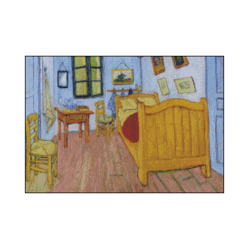 la habitacion van gogh para bordar