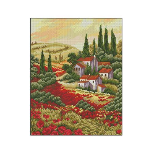 la toscana para bordar La toscana punto de cruz bordar