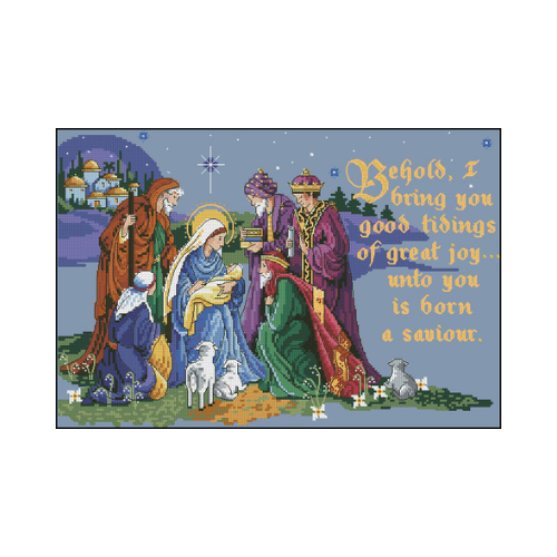 nacimiento punto de cruz