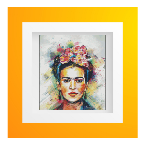 frida khalo patron para bordar