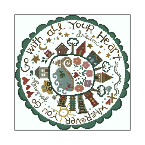 sampler para bordar country