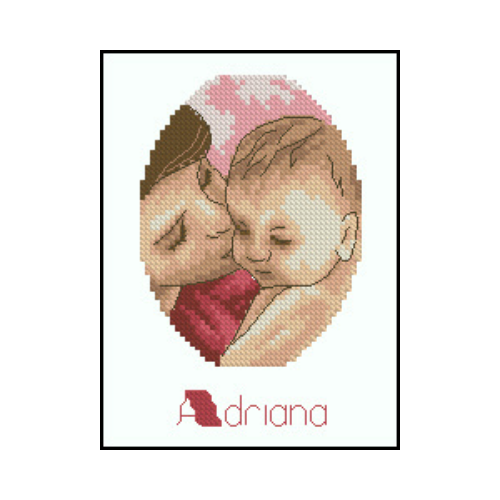 mama y niƱa punto de cruz mama y nina en punto de cruz esquema