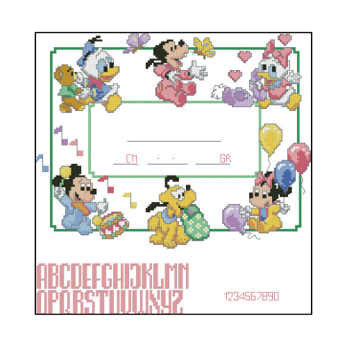 natalicio disney punto de cruz natalicio disney para bordar