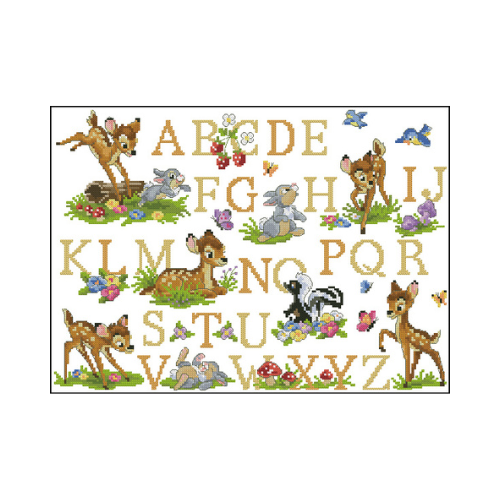 abc bambi punto de cruz abc bambi en punto de cruz