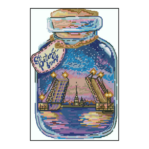 san petersburgo a punto de cruz