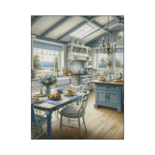 cocina junto al mar cocina junto al mar esquema de bordado