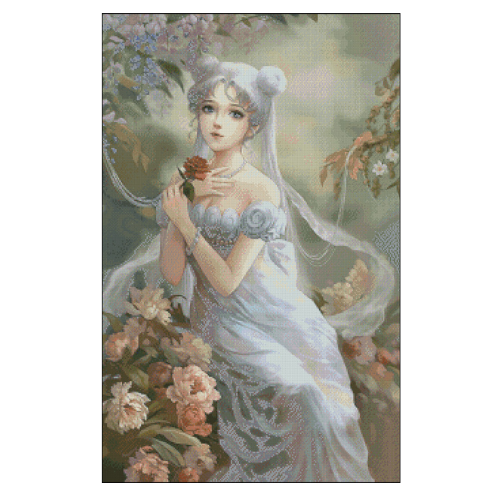 crystal moon punto de cruz