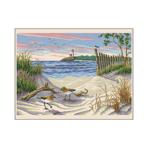 la playa para bordar