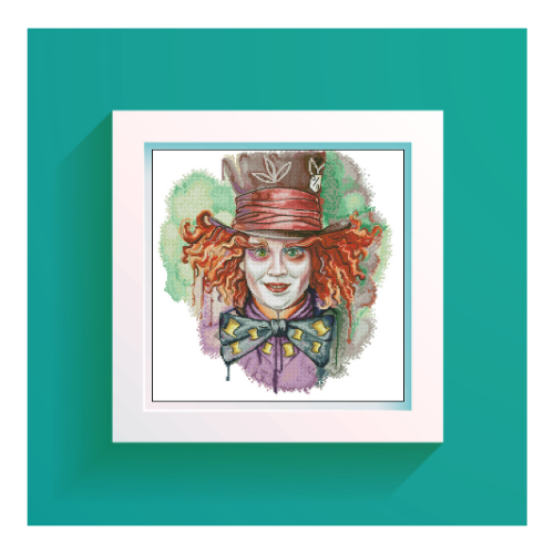 El sombrerero patrón de bordado