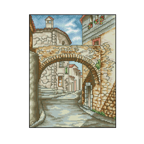 rincón de castilla punto de cruz