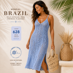 hilo Brazil Mondial para prendas de verano a crochet